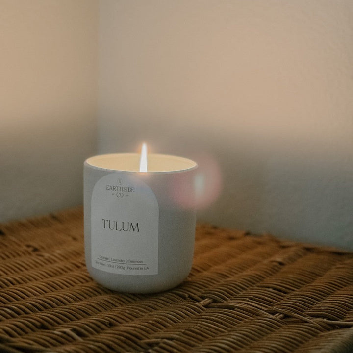 Tulum Cement Candle